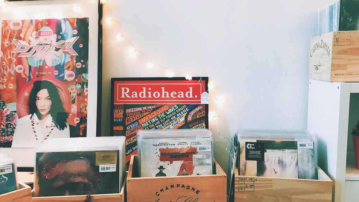 New and Preloved Vinyl records in crates at Retrocrate