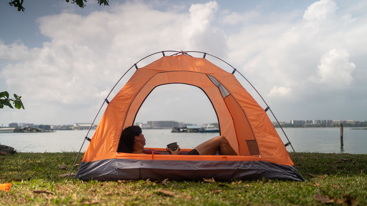 Camping at Jelutong Campsite - Pulau Ubin
