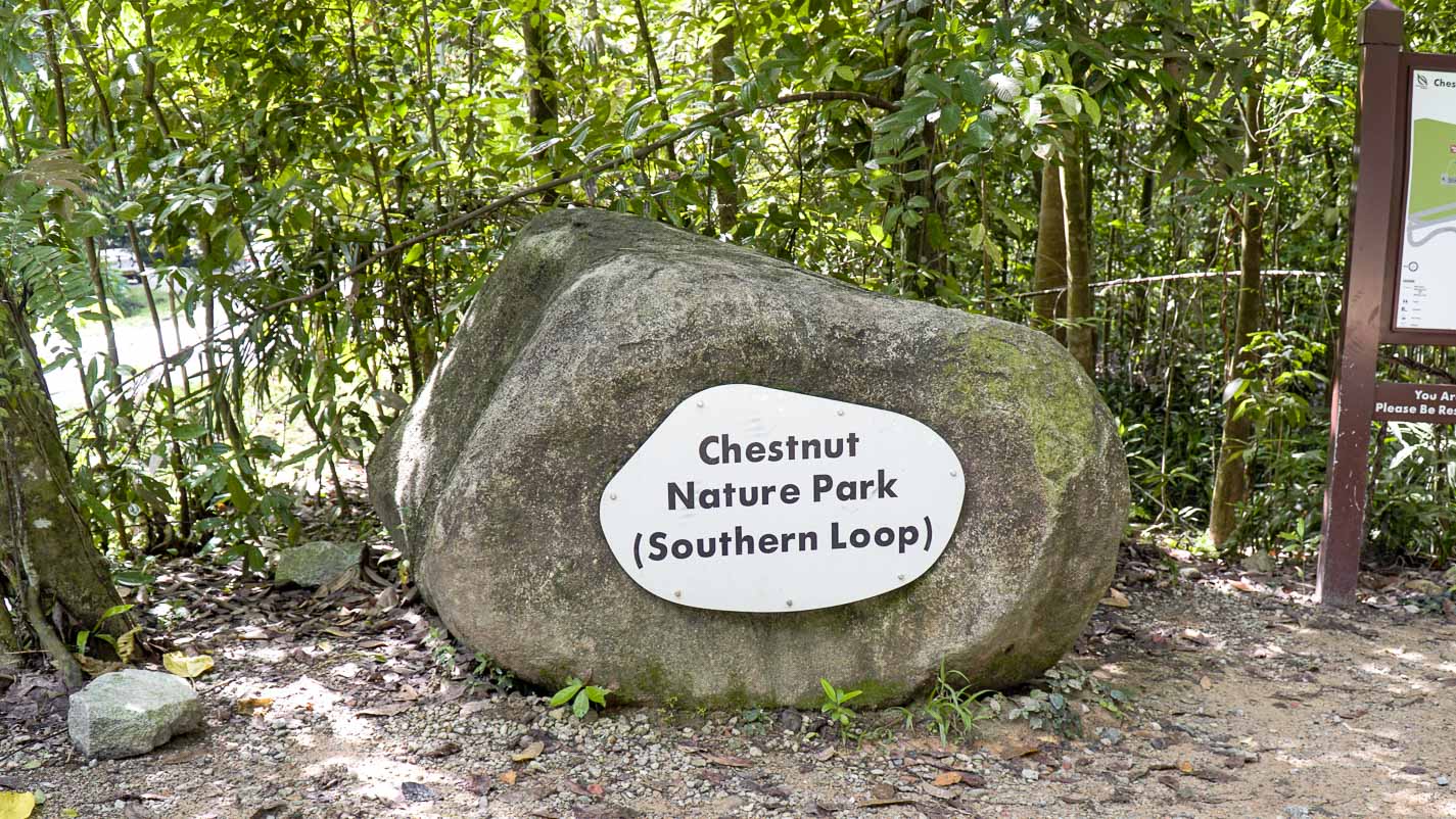 Southern Trail Marker - Chestnut Nature Park