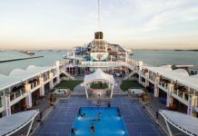 World Dream Ship Birds Eye View - Dream Cruise