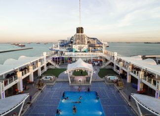 World Dream Ship Birds Eye View - Dream Cruise