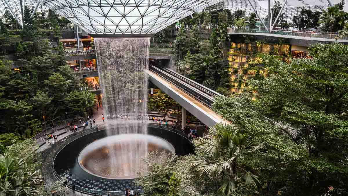 Jewel Changi Airport HSBC Rain Vortex Things to do in Singapore