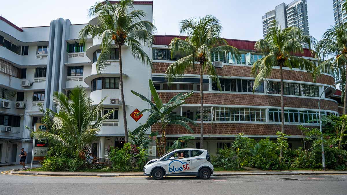 Tiong Bahru Estate BlueSG - Singapore Road Trip