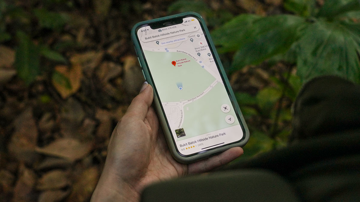 Google maps to Bukit Batok Hillside Park - Abandoned Places in Singapore