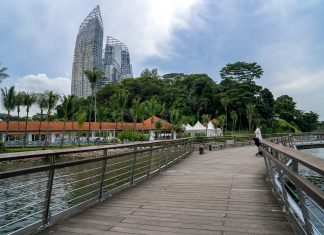 Labrador Nature Reserve — Scenic Coastal Walk with WWII Tunnels and Relics Bukit Chermin Boardwalk at Labrador Nature Reserve