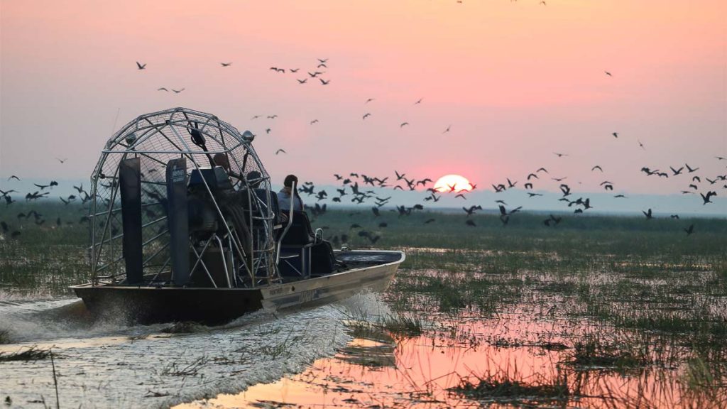 Northern Territory Kakadu National Park Bamurru Plains Eco Lodge Airboat Safari - Post COVID Travel Bucket List