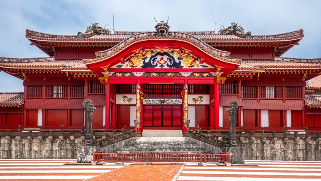 The old shuri castle - cultures explained Okinawa different from Japan