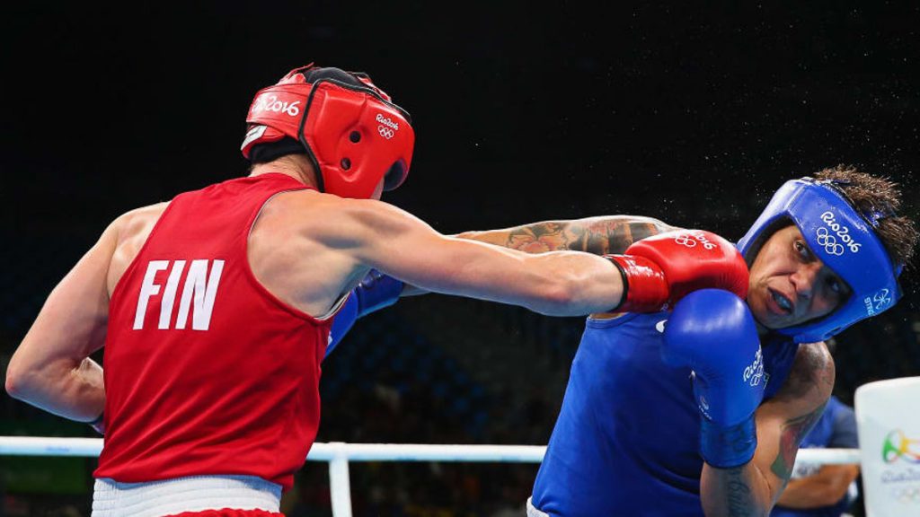 Two Man Boxing — Olympics