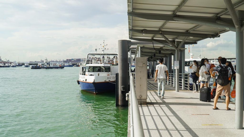 People boarding the Ferry Terminal Transport – Southern Islands