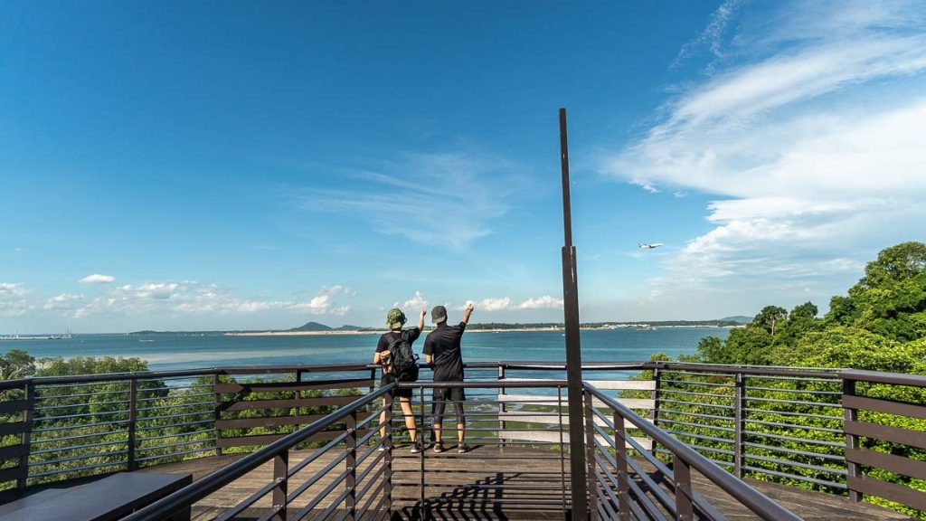 Boys on Jejawi Tower in Chek Jawa Wetlands
