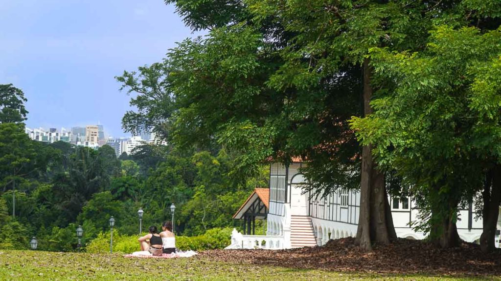 Girls having a picnic in nature – Things To Do In Singapore