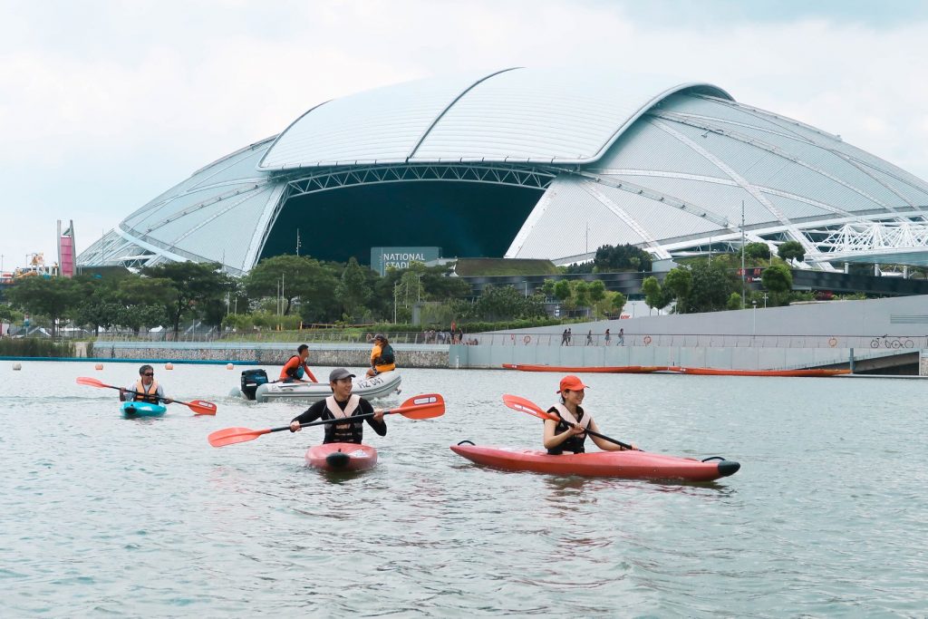 Kayaking at Kallang Basin — Sports to do in Singapore