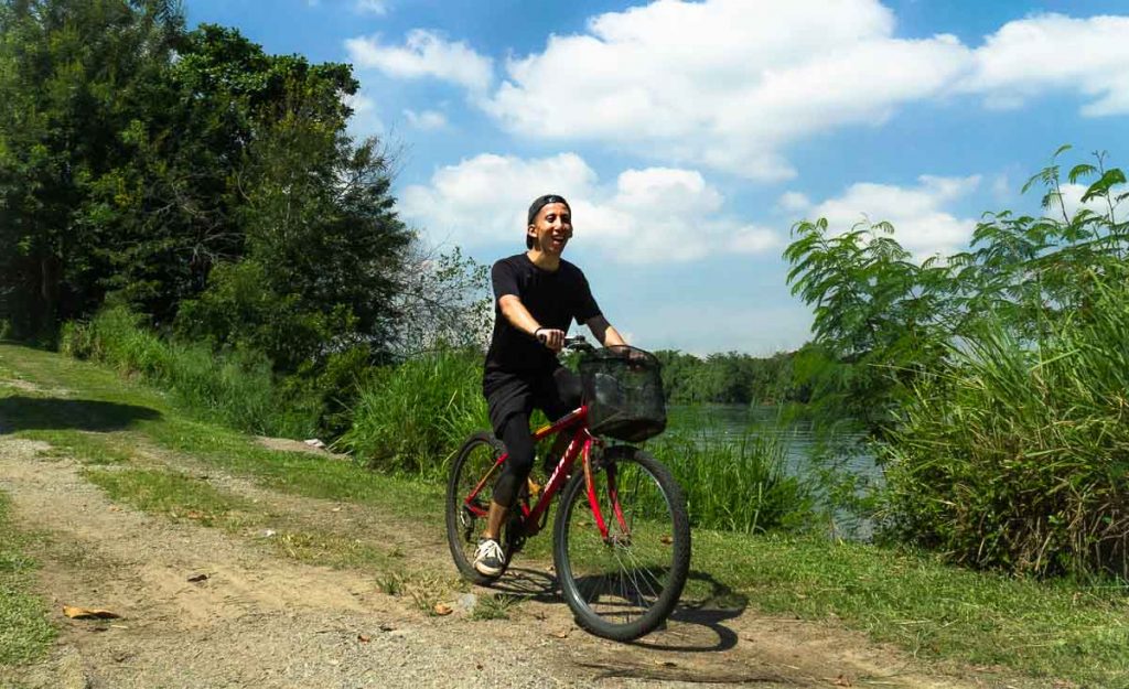 Boy Cycling at Ketam Bike Park 