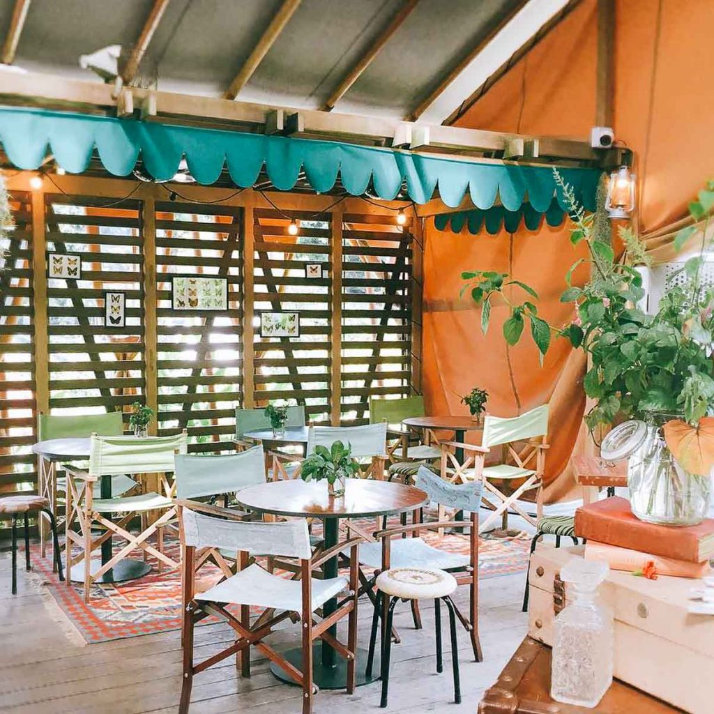 Tiong Bahru Bakery Safari Interior with Butterflies Instagrammable Cafes in Singapore