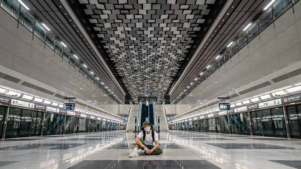 Boy Sitting at Woodlands North