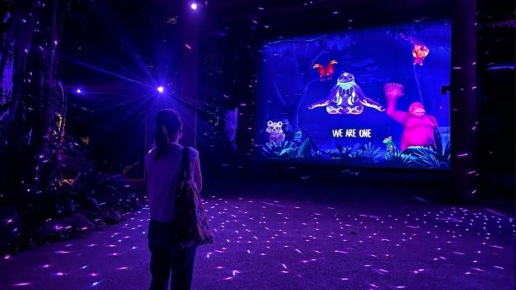Rainforest Lumina light installations