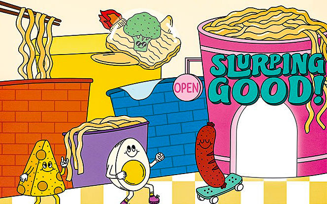 Slurping Good – Instant noodle themed playground