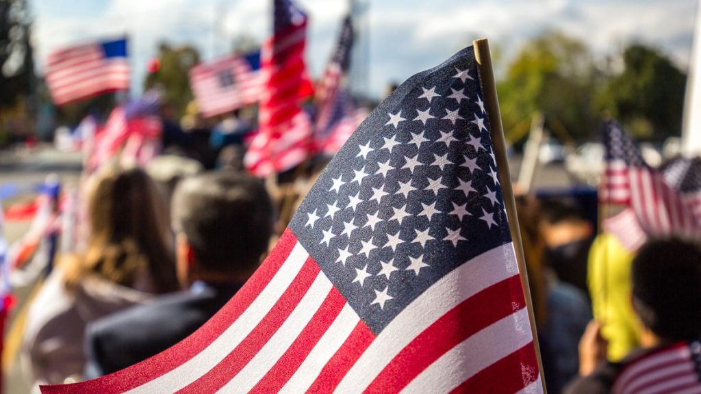 People Waving American Flag Cultures Explained Australia