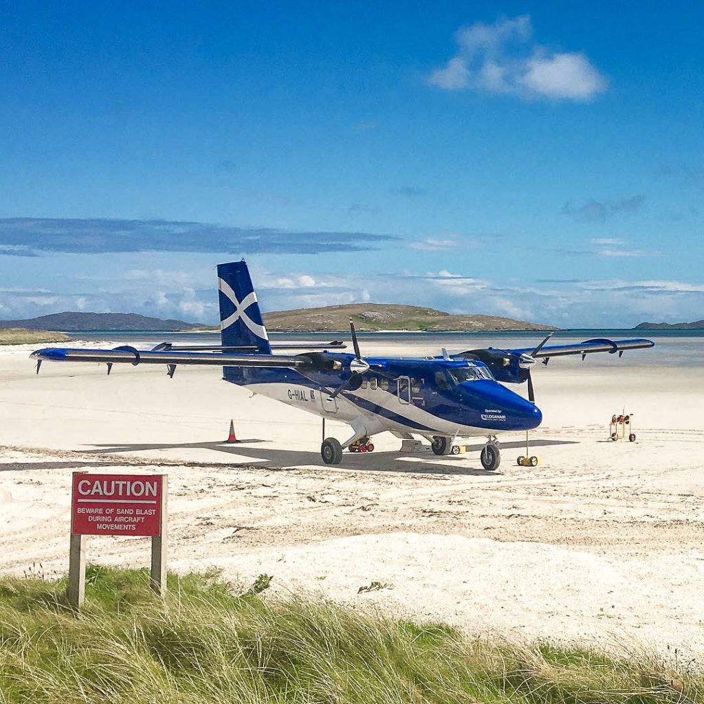 Barra Airport at Low Tide