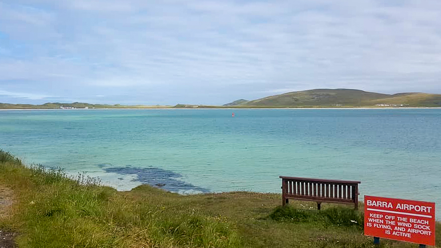 Barra Airport at High Tide