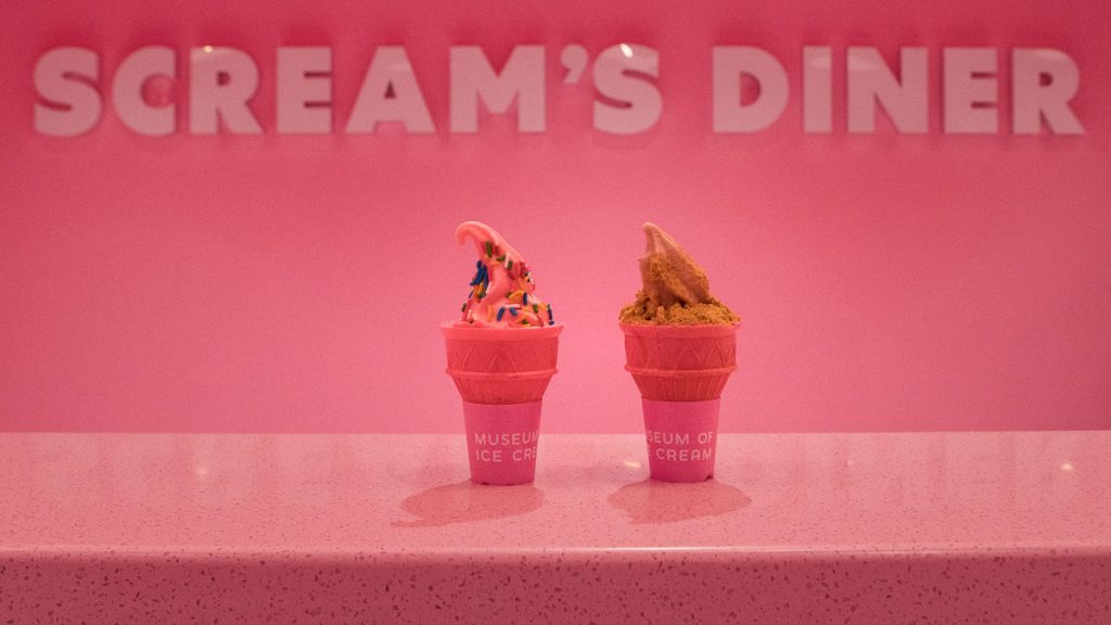 Apple Pie and Vanilla Soft Serve Scream Diner - Museum of Ice Cream
