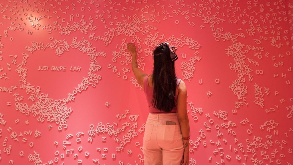 Magnetic Alphabet Wall - Museum of Ice Cream Singapore