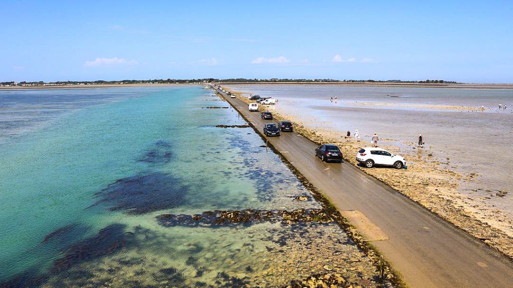 Passage du Gois at Low Tide