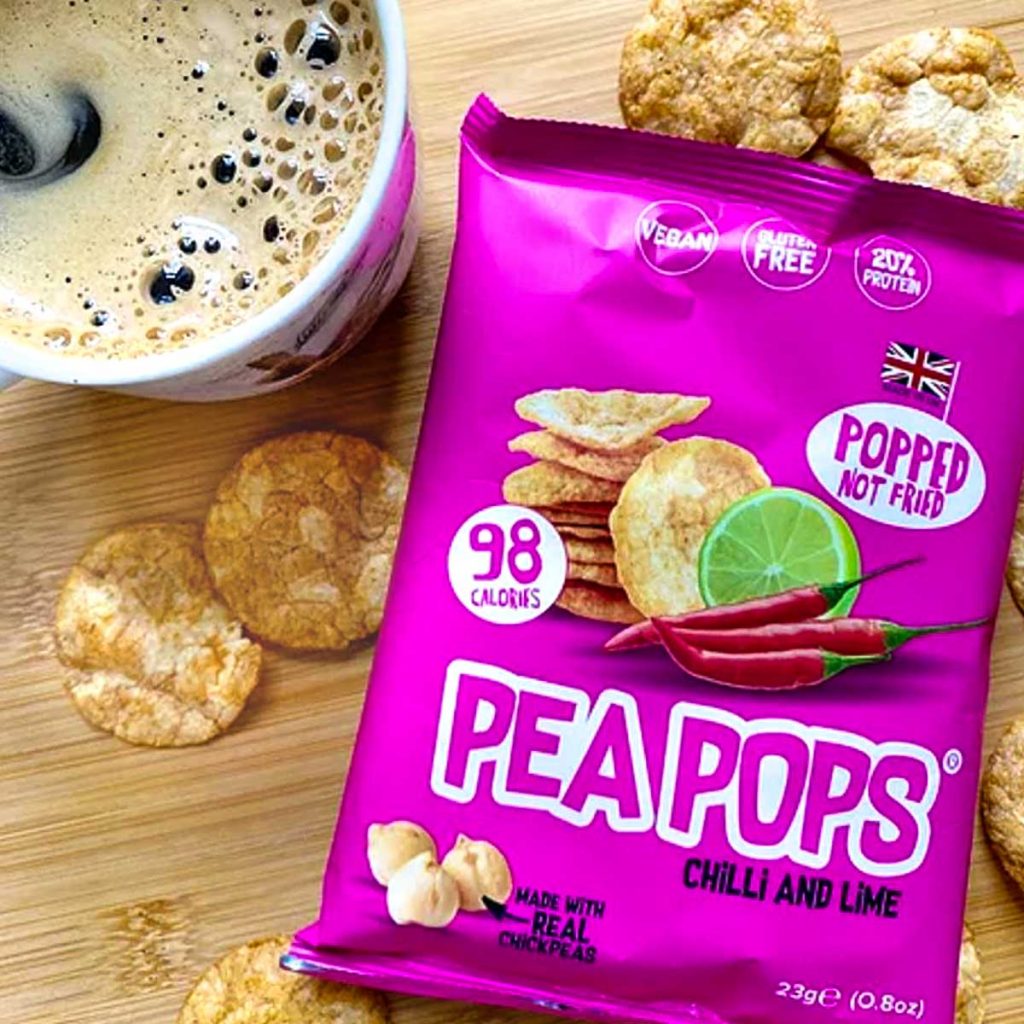 Drink with Pea Pops Snacks Around the World