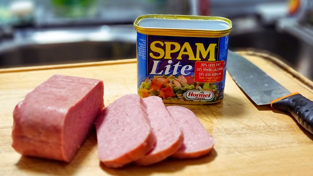 Spam luncheon meat Okinawa - Okinawa different from Japan