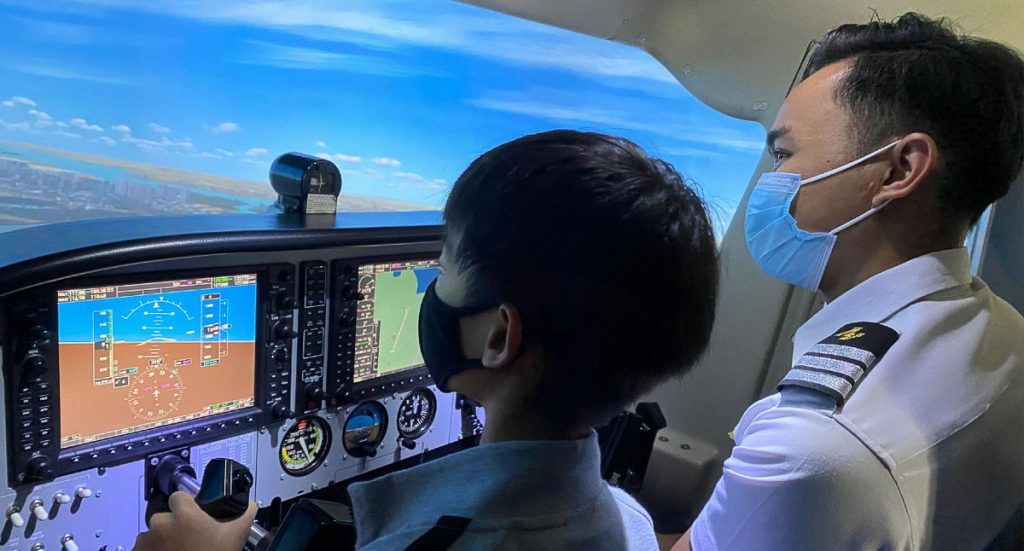 Aeroviation flight simulator Changi Jewel - Attractions and Deals Singapore September 2021