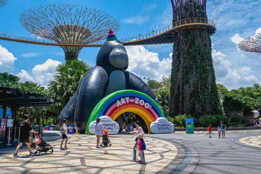 Gardens by the Bay larger-than-life inflatable art sculptures - Singapore deals September 2021