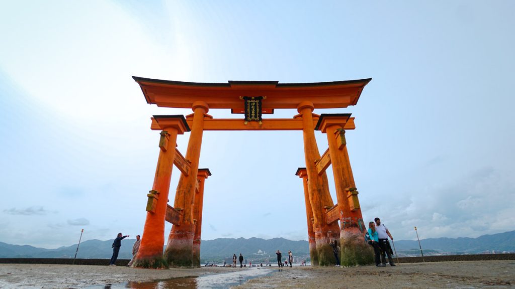 Torii Gate at low tide