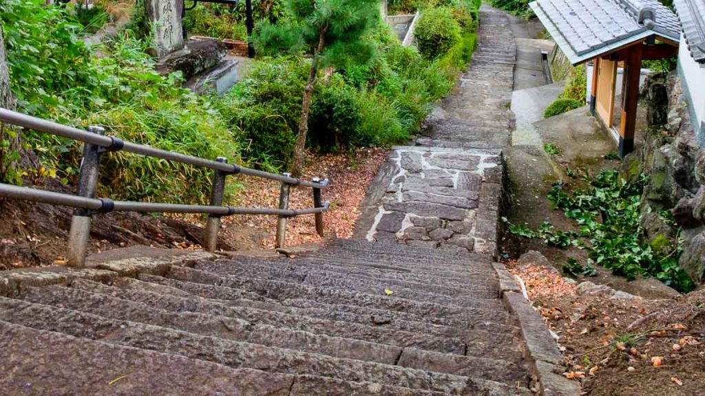 99 Demon-Built Steps to Hachiman Kamado Shrine