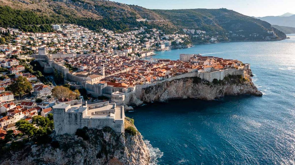 Dubrovnik City Walls Drone Shot - Things to do in Dubrovnik