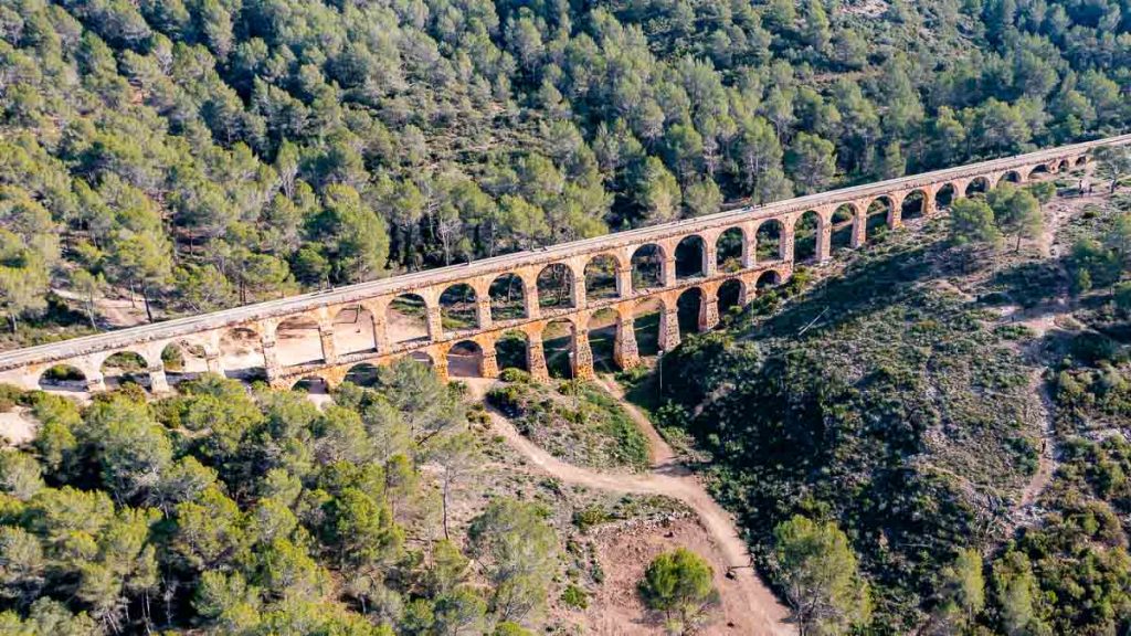 Tarragona Las Ferreres Aquaduct - Catalonia Road Trip