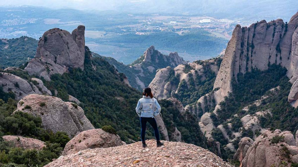 View near Sant Jeroni Montserrat Hike - Barcelona Itinerary