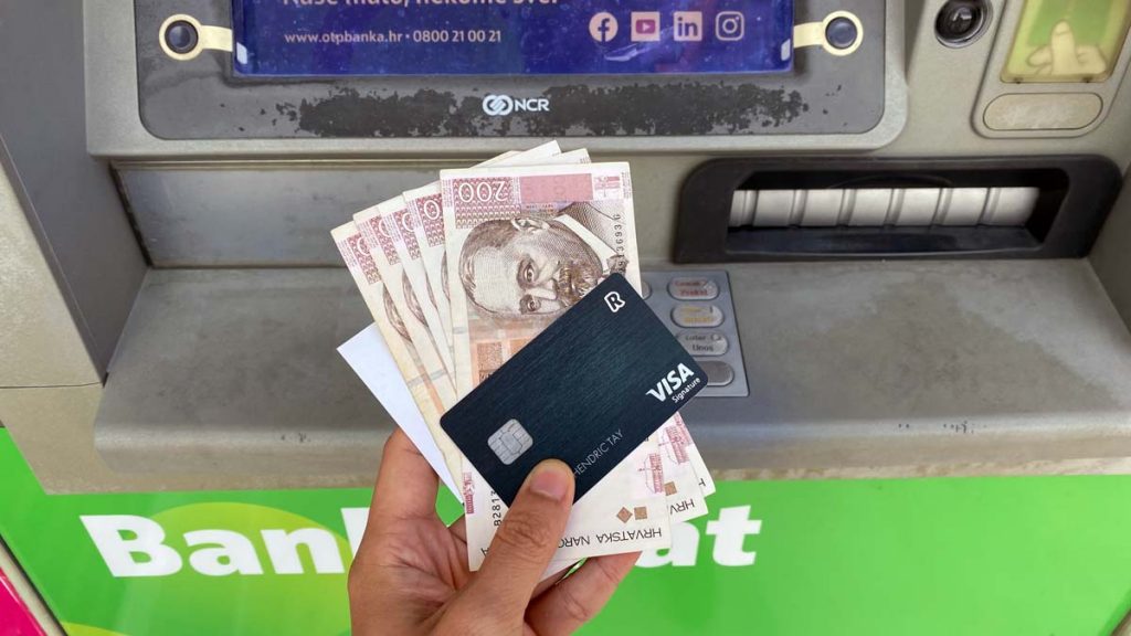 ATM Withdrawal in Croatia 