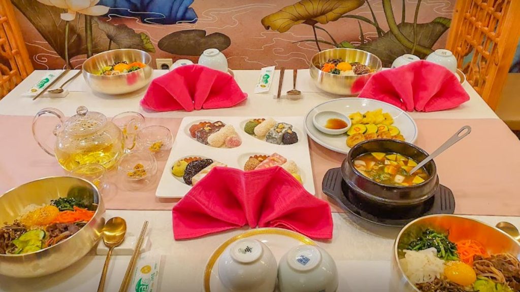 South Korea Bibimbap on Table - Things to eat in Seoul
