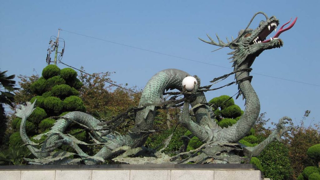 Dragon statue Busan - Day trips out of Seoul