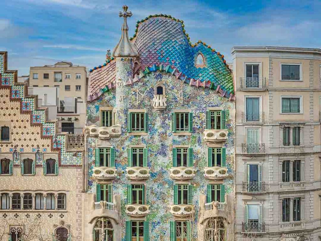 Casa Batllo Gaudi Exterior - Barcelona Itinerary