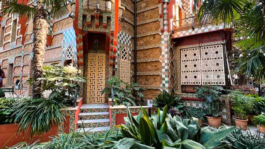 Casa Vicens Door Antoni Gaudi Architecture -Best Things to do in Barcelona