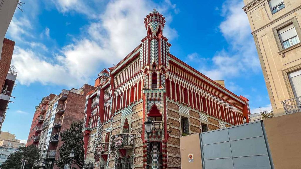 Casa Vicens Exterior Antoni Gaudi Architecture - VTL Trip to Spain