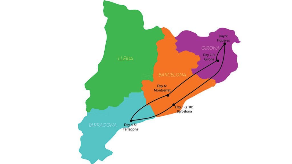 spain road trip itinerary 10 days