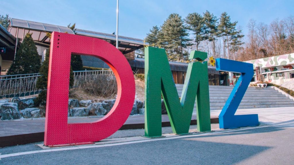 DMZ sign - Things to do in Korea