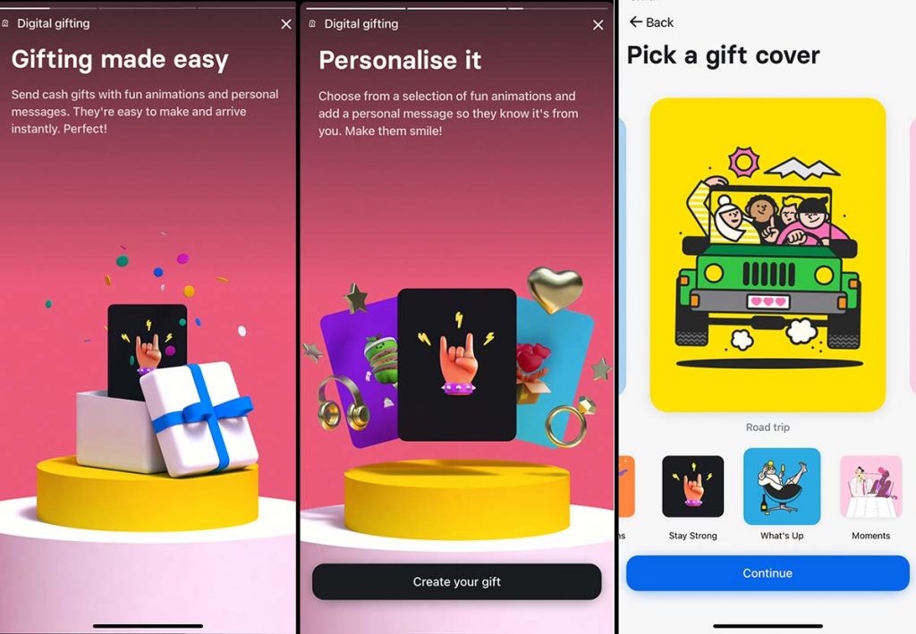 Gifting Personalisation on Revolut App