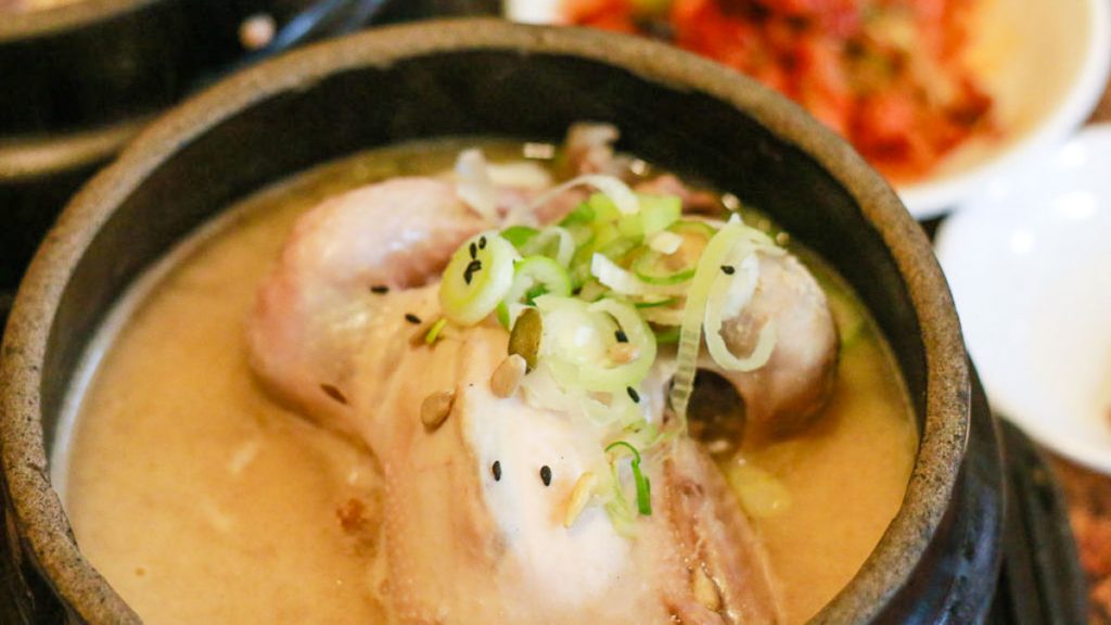 Ginseng Chicken Soup - Things to eat in Korea