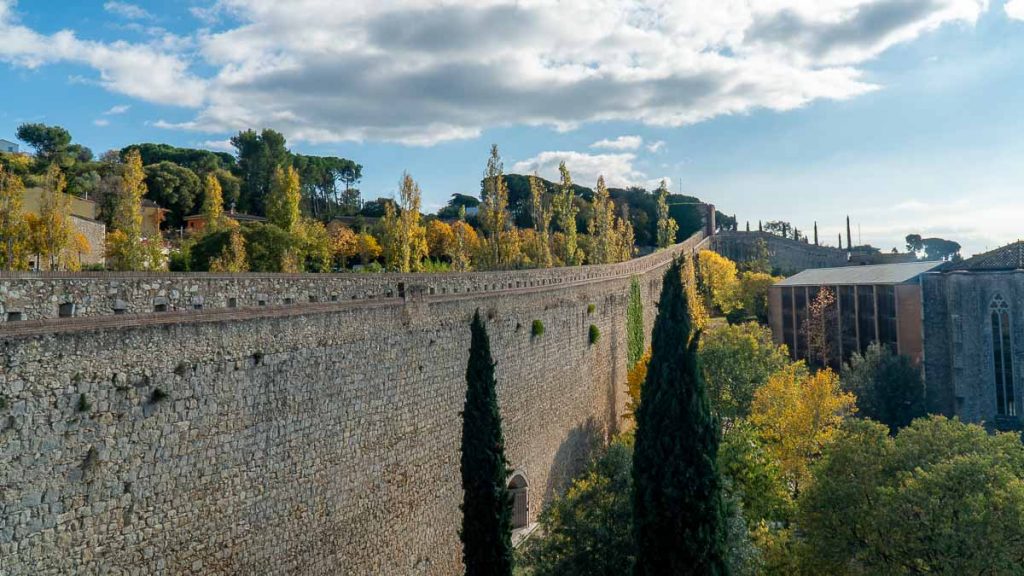 Girona Old Town City Walls - Catalonia Road Trip
