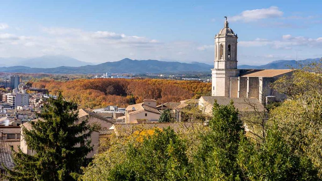 Girona Old Town View from City Walls - Best of Catalonia