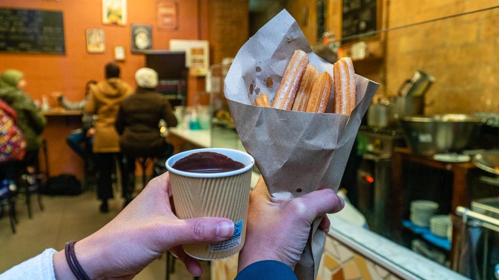 Hot Chocolate and Churros - VTL trip to Spain