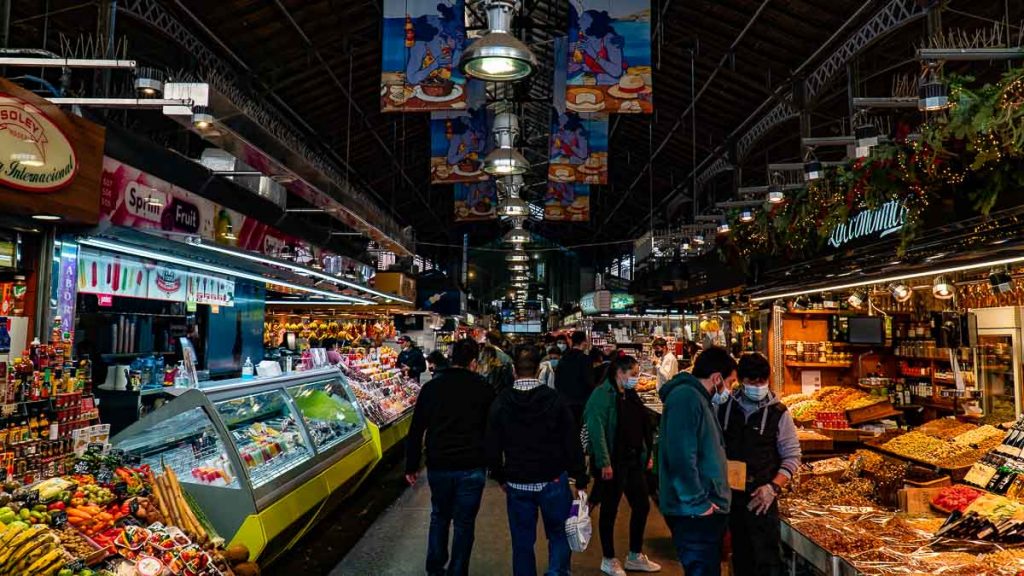 La Boqueria Market Main Street - Barcelona Itinerary